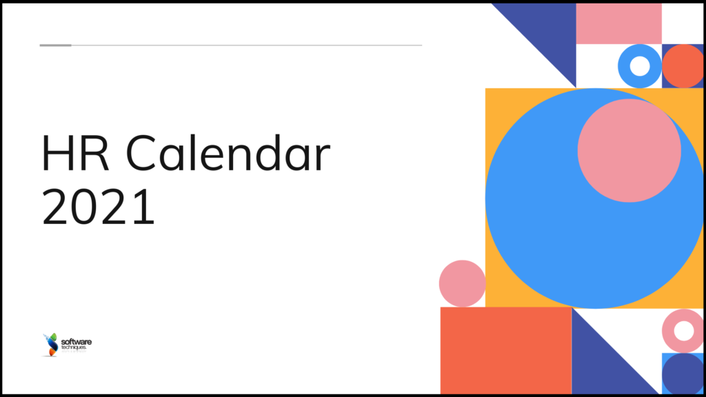 HR Calendar 2021 Software Techniques
